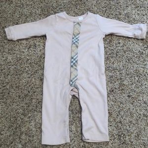 Burberry onesie.